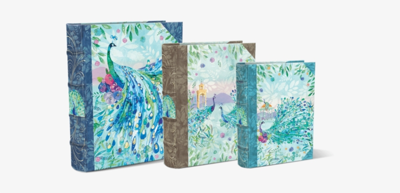 Pagoda Peacock Book Box Set - Patchwork, transparent png