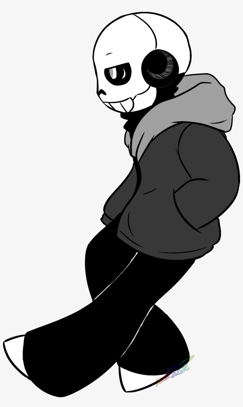I Did A Lil Doodle A Cybertale Sans - Cartoon, transparent png