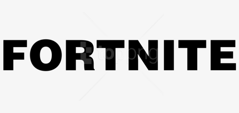free png fortnite logo png fortnite borderless icon white background transparent png - fortnite black and white background