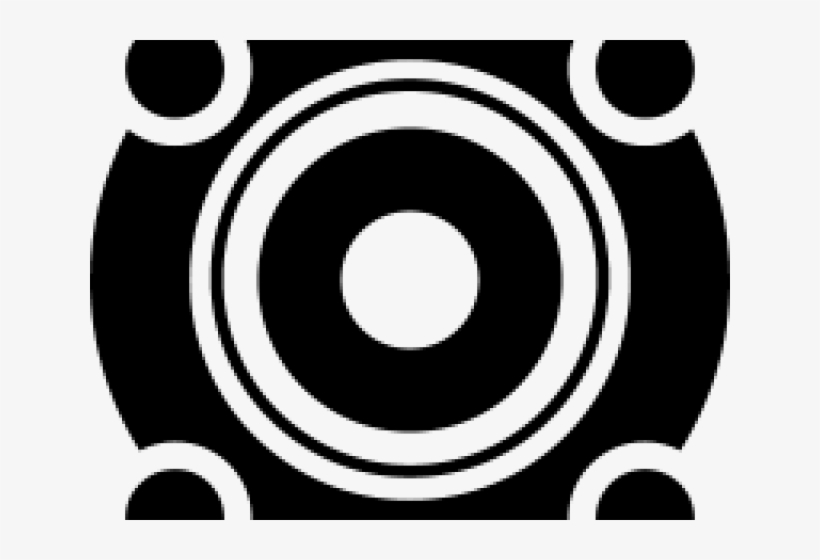 Drawn Speakers Free Vector - Circle, transparent png
