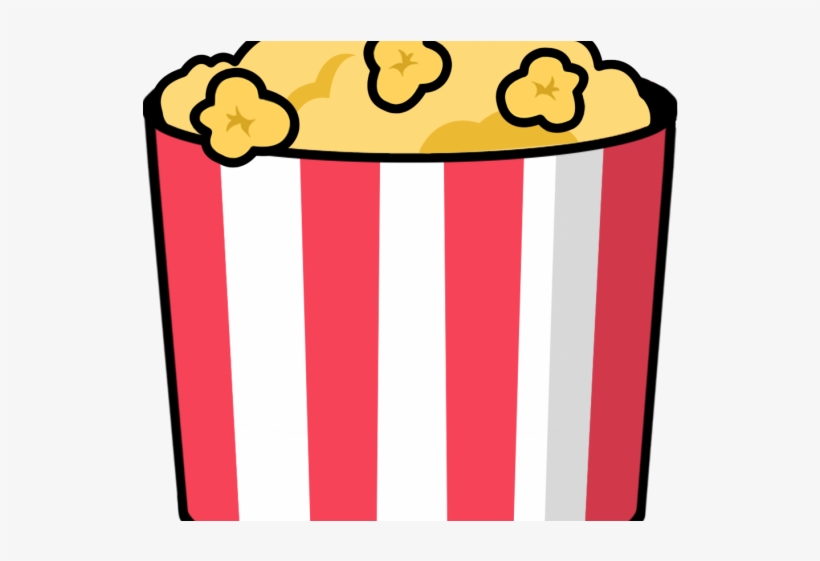 Free Movie Clipart - Cartoon Popcorn Transparent Background, transparent png