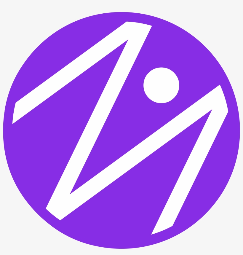 New Pom Logo Violet With White Stripes Pan Od Muzyki - Circle, transparent png