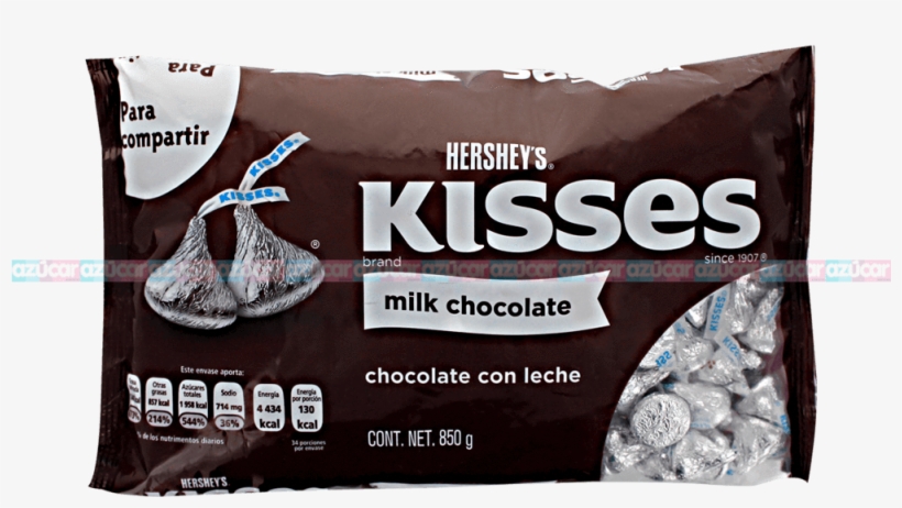 Hersheys Kisses Leche 5/850 Hersheys - Milk Chocolate With Almonds, transparent png