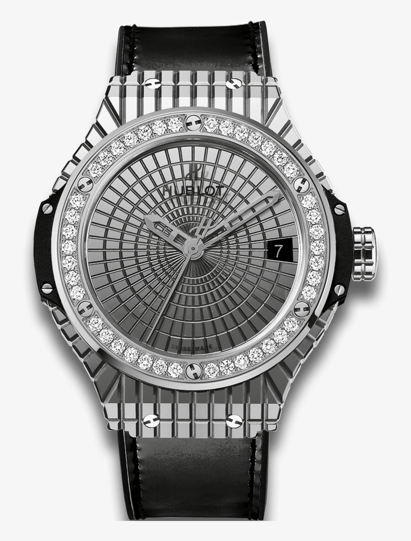 Big Bang Caviar Steel Diamonds - Silver Hublot Big Bang Caviar, transparent png