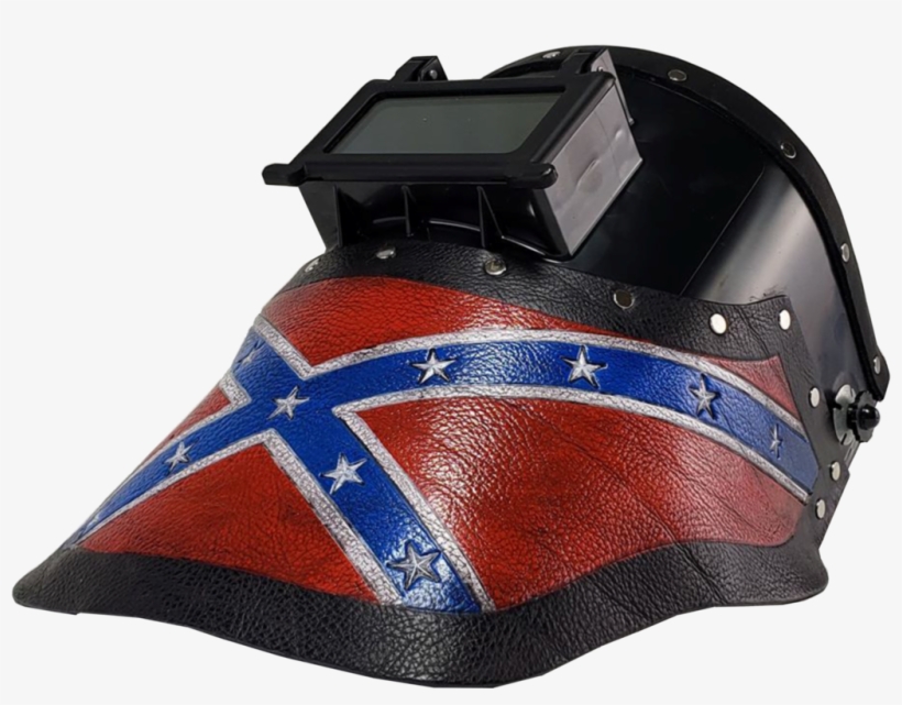 Rebel Flag Original - Outlaw Leather Welding Hoods And Accessories, transparent png