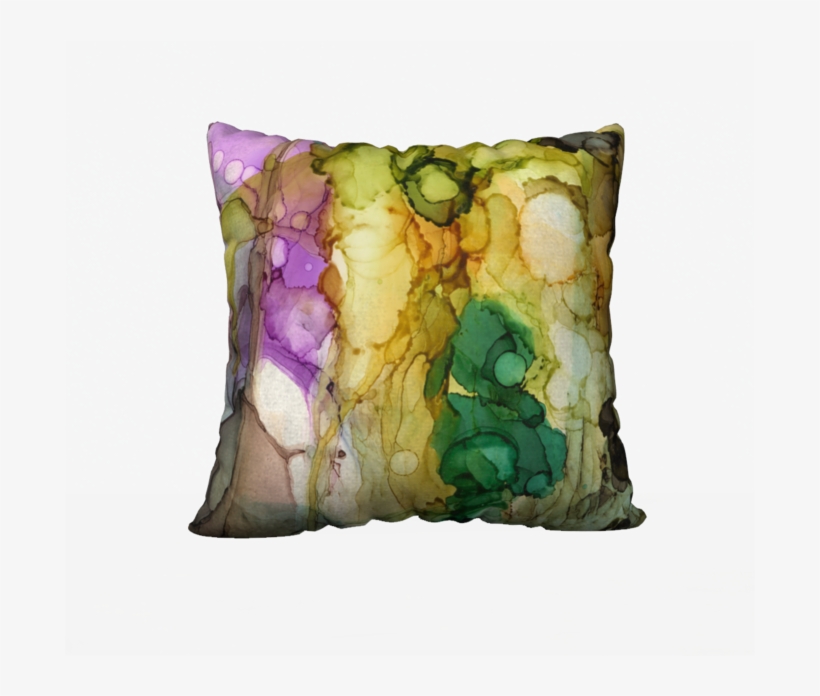 "feminine Grunge" Throw Pillow, transparent png