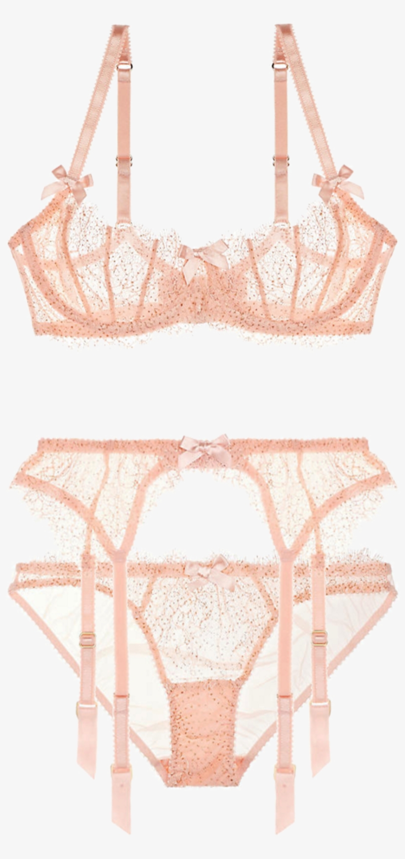 Blushing Beauty - Ddlg Lingerie Set, transparent png