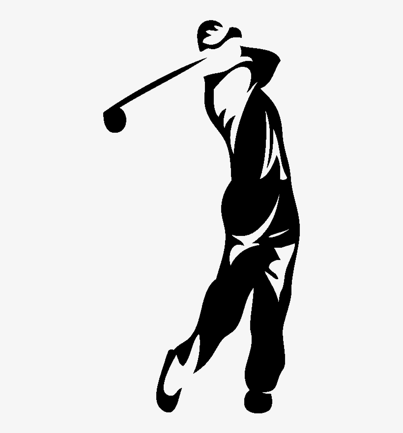 Source - Www - Ambiance-sticker - Com - Report - Golfer - Illustration, transparent png