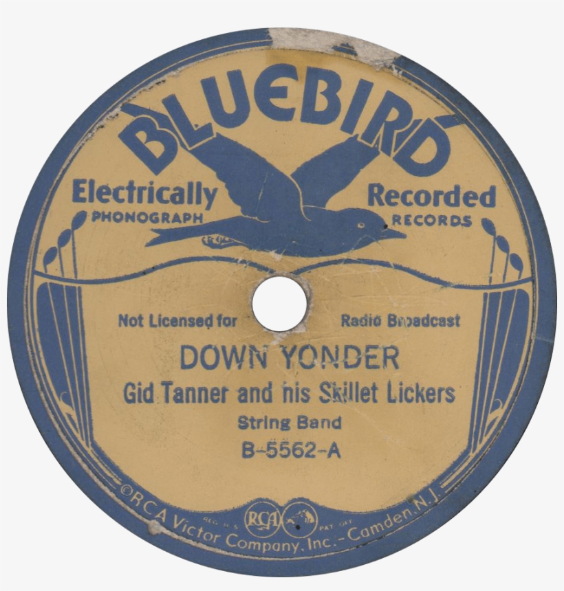 Down Yonder, Recorded March 29, 1934 By Gid Tanner - Bluebird Records, transparent png