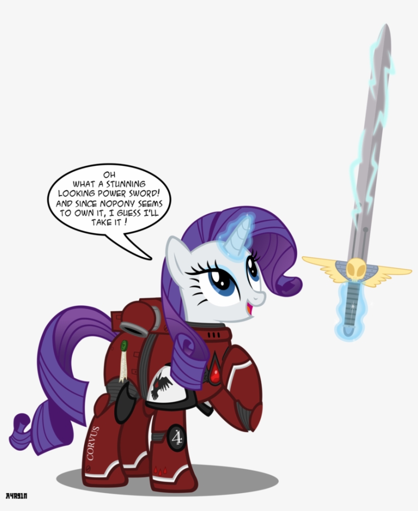 Comments - Pony Space Marine, transparent png