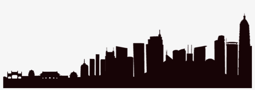 City Silhouette At Getdrawings Com Free For - Building Silhouette Vector Png, transparent png