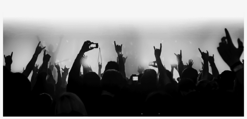 Concert Crowd Silhouette Png - Kyle Edwards & Dj Smallz 732 / We, transparent png