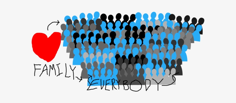 Crowd Family Clip Art - Crowd Of People Clip Art, transparent png
