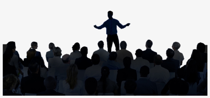 Coaching - Audience Sitting Silhouette Png, transparent png