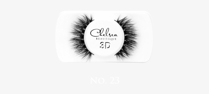 3d Mink Lashes No - Chelsea Beautique 3d Mink Lashes - No. 23, transparent png