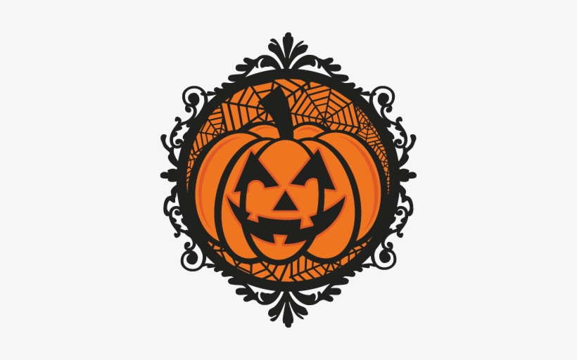 Jack O Lantern Frame Svg Scrapbook Cut File Cute Clipart - Scalable Vector Graphics, transparent png