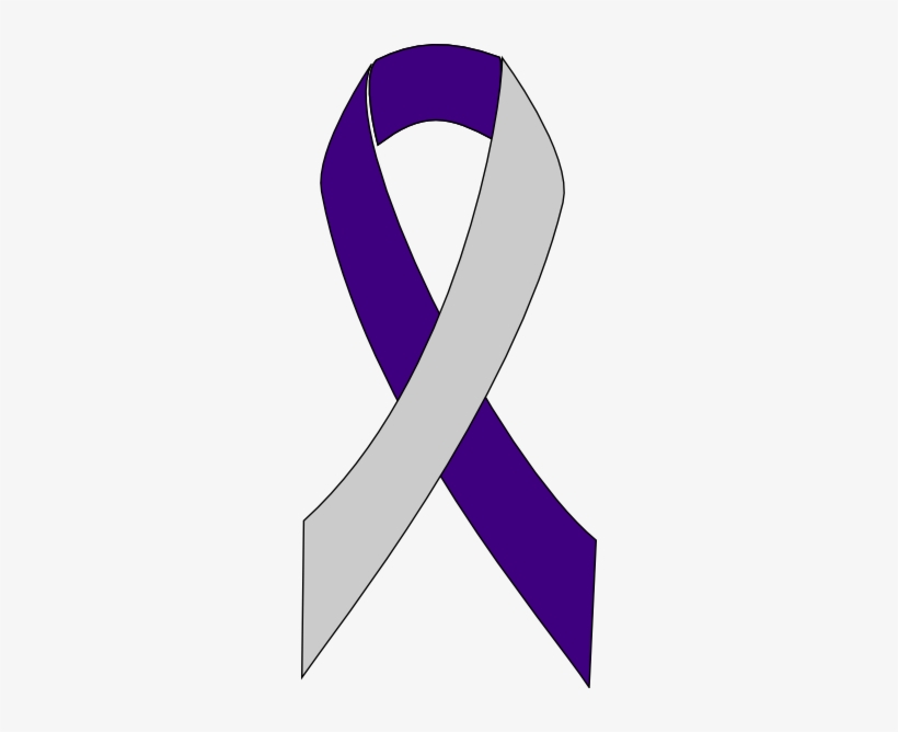 Ribbons Vector Silver - Purple And Silver Ribbon, transparent png