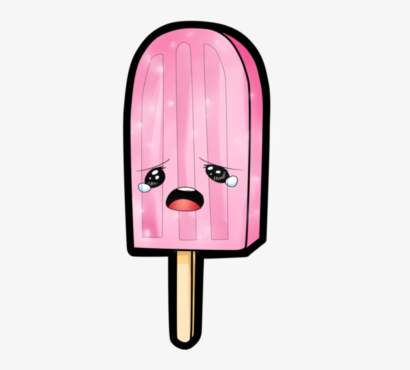 Kawaii Popsicle By Princess - Crying Popsicle, transparent png