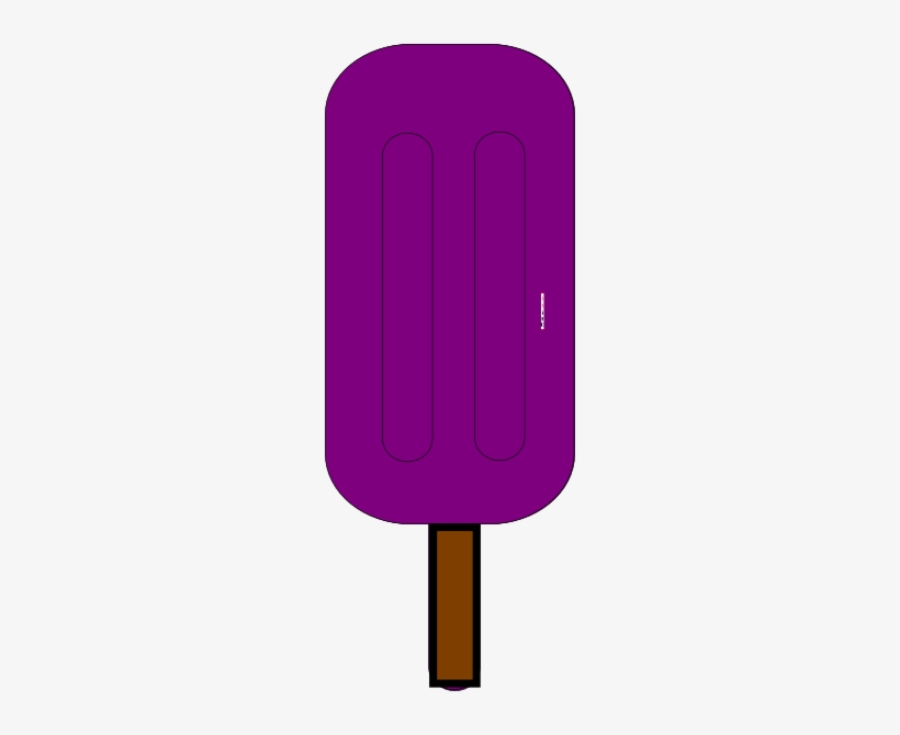 Grapes Popsicle Clip Art - Free Clip Art Black Popsicles, transparent png