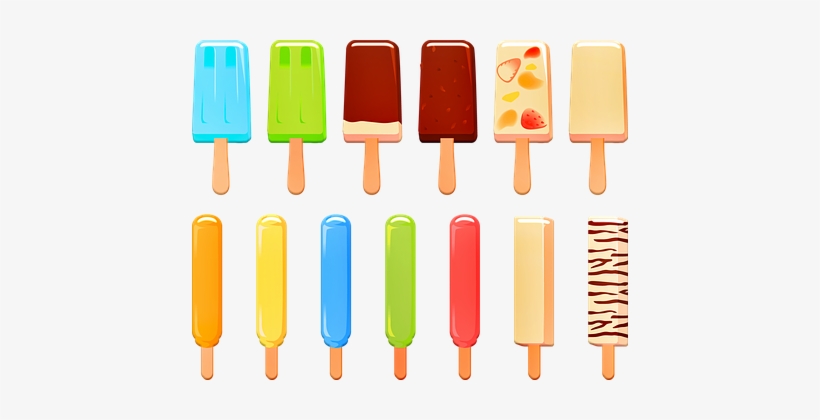 Popsicle, Ice Pop, Strawberry, Chocolate - Ice Pop, transparent png