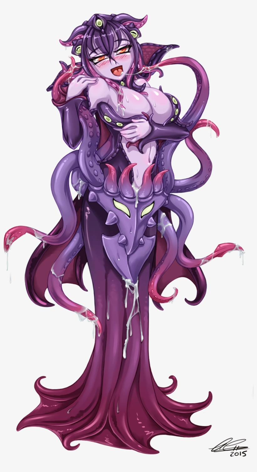 905kib, 841x1509, Mindflayer - Female Mind Flayer, transparent png