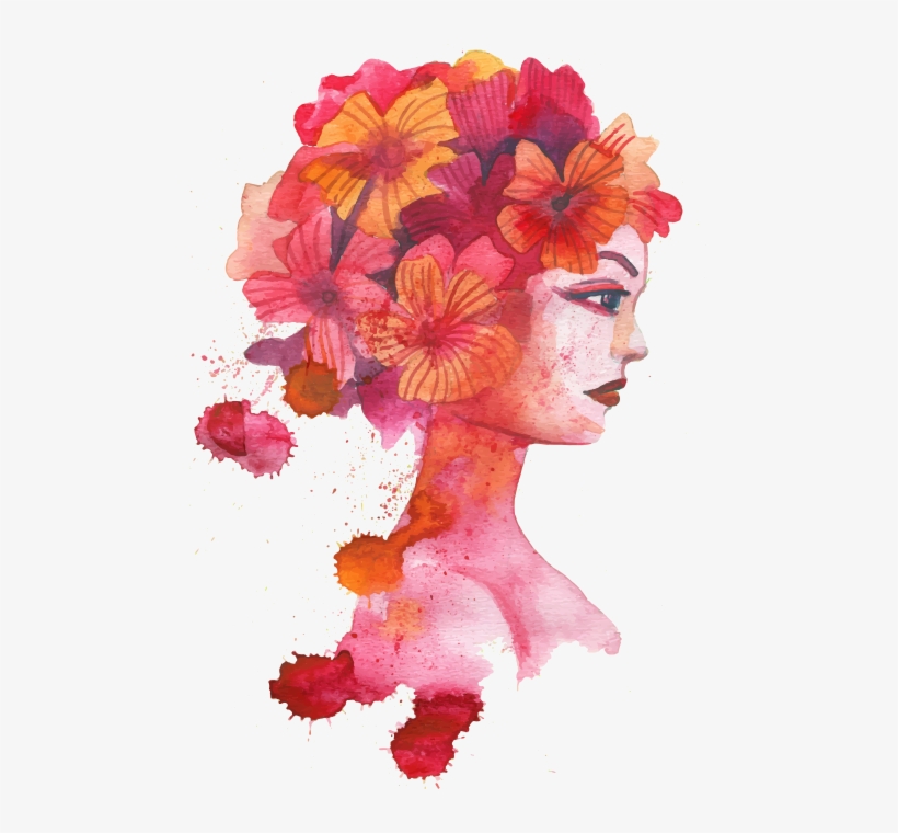 Bach Flowers For Women - Watercolor Paint, transparent png