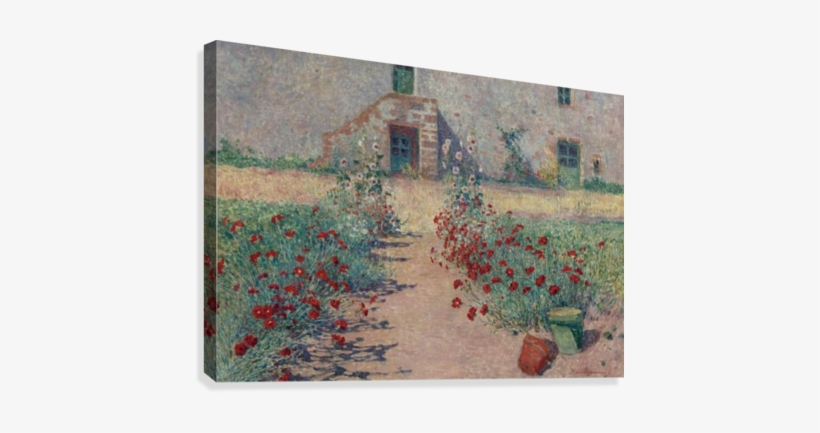 Carnations Alley At Kervaudu Canvas Print - Ygc Ferdinand Du Puigaudeau 'carnations Alley At Kervaudu', transparent png