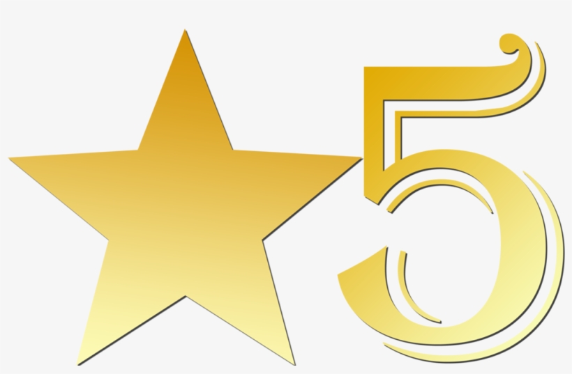 5 Star Image - 5 Stars Clipart, transparent png