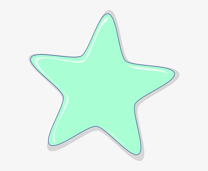 Mint Clipart Star - Mint Star Clipart, transparent png