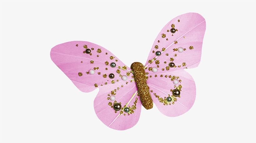 Mariposas Imagenes Png Para Usar En Scrapbooking Digital - Papillon Perles Sur Pince, transparent png