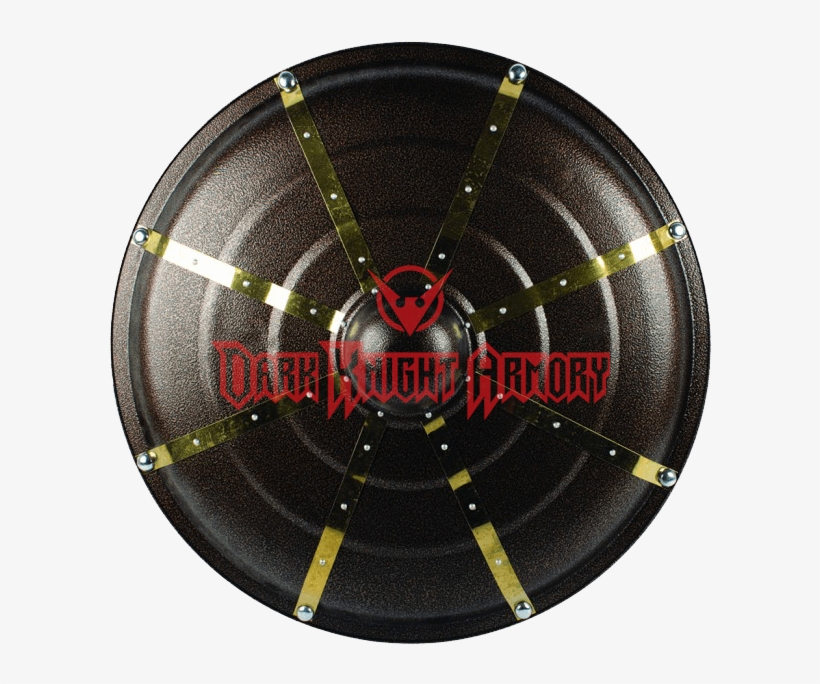 Medieval Buckler With Gold Dividers - Medieval Knights Viking Buckler Shield W Handle, transparent png