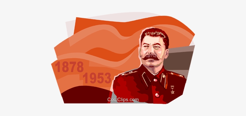 Joseph Stalin Royalty Free Vector Clip Art Illustration - Stalin Clip Art, transparent png
