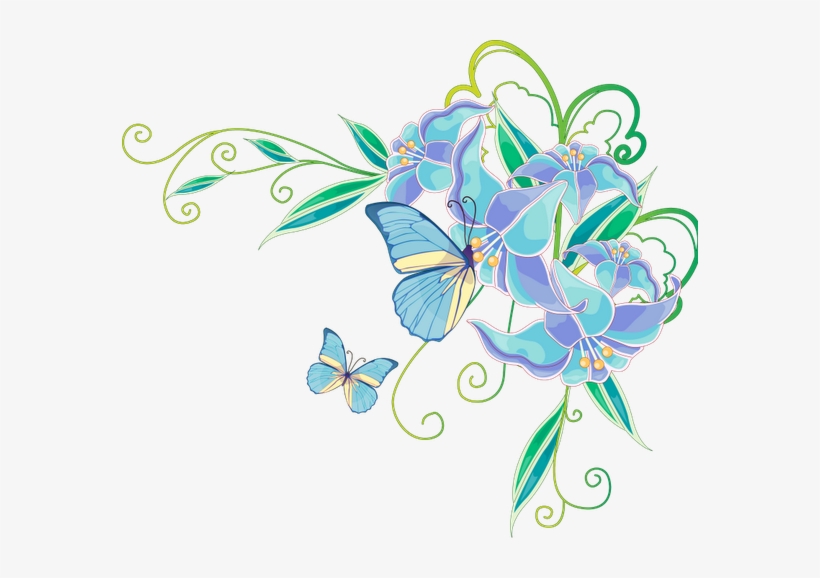 Free Printable Borders And Corners For Weddings, Anniversaries - Floral Flower Wall Mural 33, transparent png