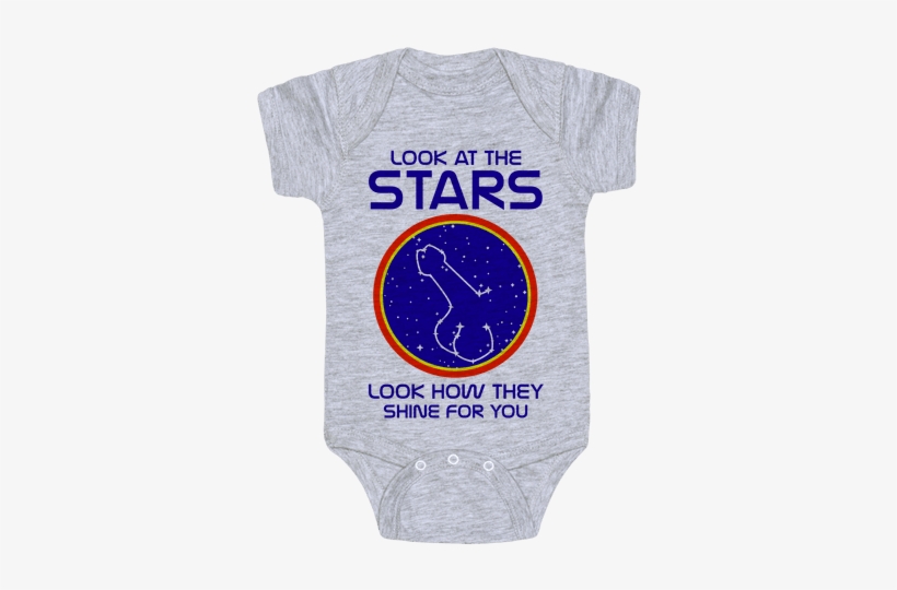 Penis Constellation Baby Onesy - Daddy Game Onesies, transparent png