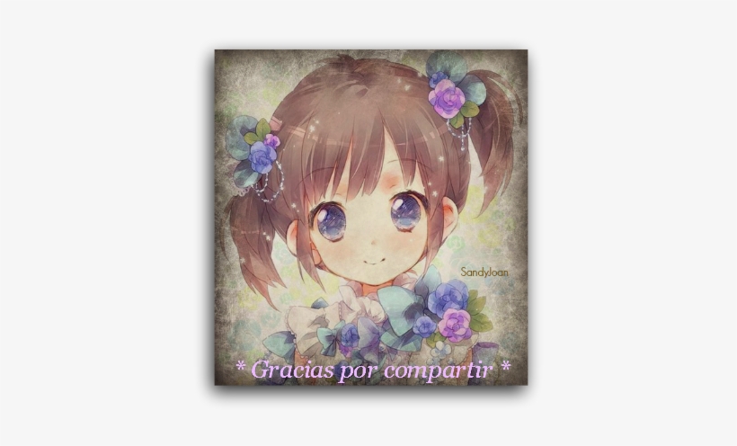La Mariposa Flor Nacional De Cuba - Cute Anime Little Girl, transparent png