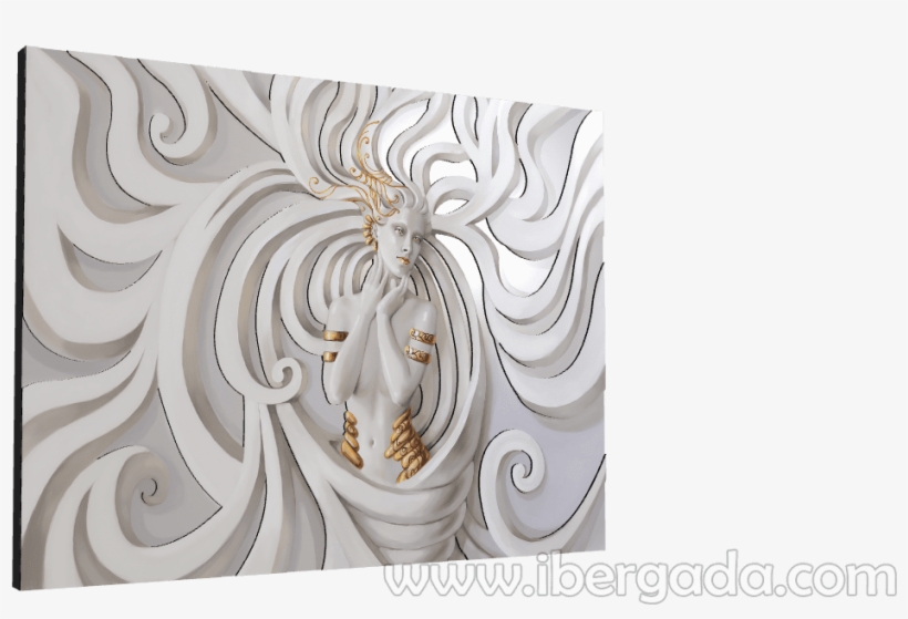 Marca - Art-digital - Fotobehang 3d, Modern | Goud | 312x219cm, transparent png