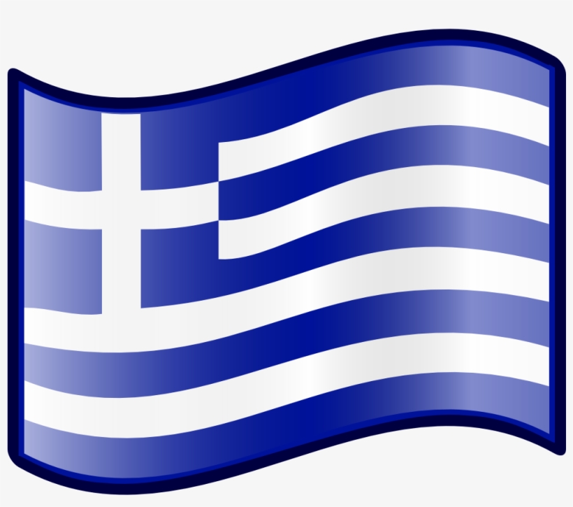 Greek Clipart Greek Flag - Bandera De Grecia Png, transparent png