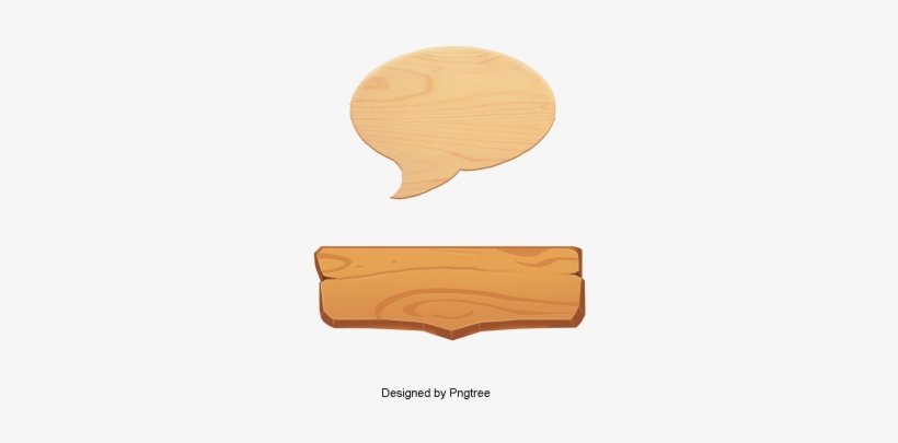 Simple Cartoon Wood Material Design, Simple, Wood, - Design, transparent png