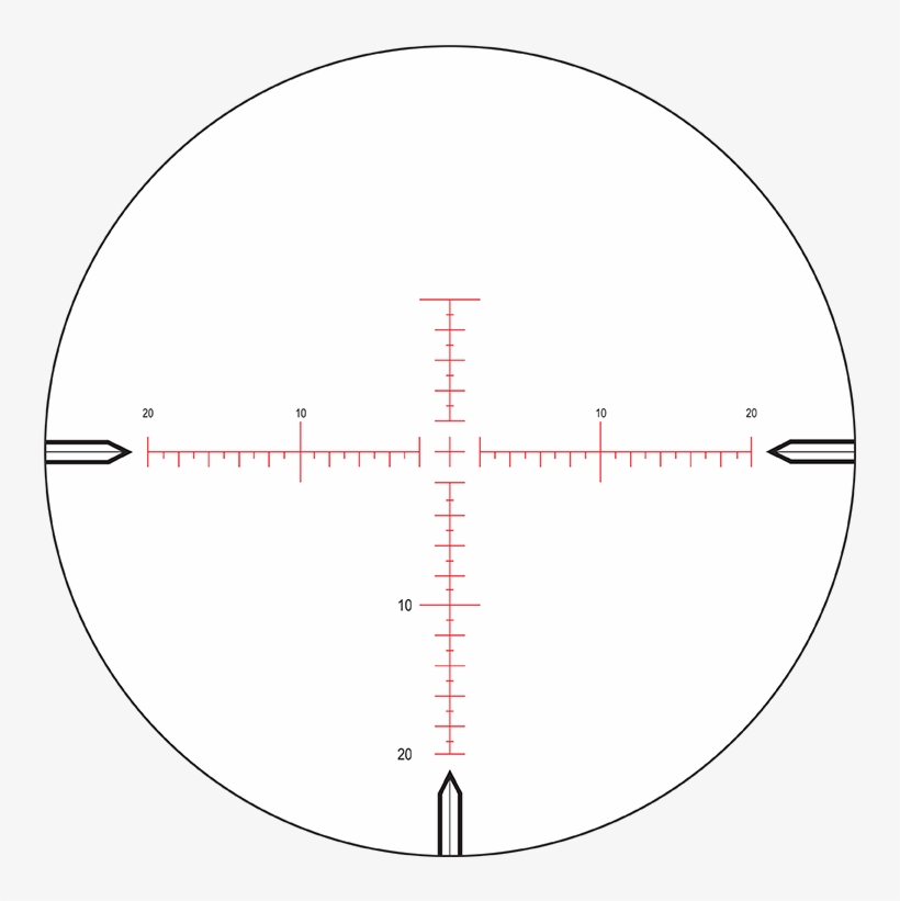 Zoom - Nightforce Atacr 5 25x56 F1 Reticle, transparent png