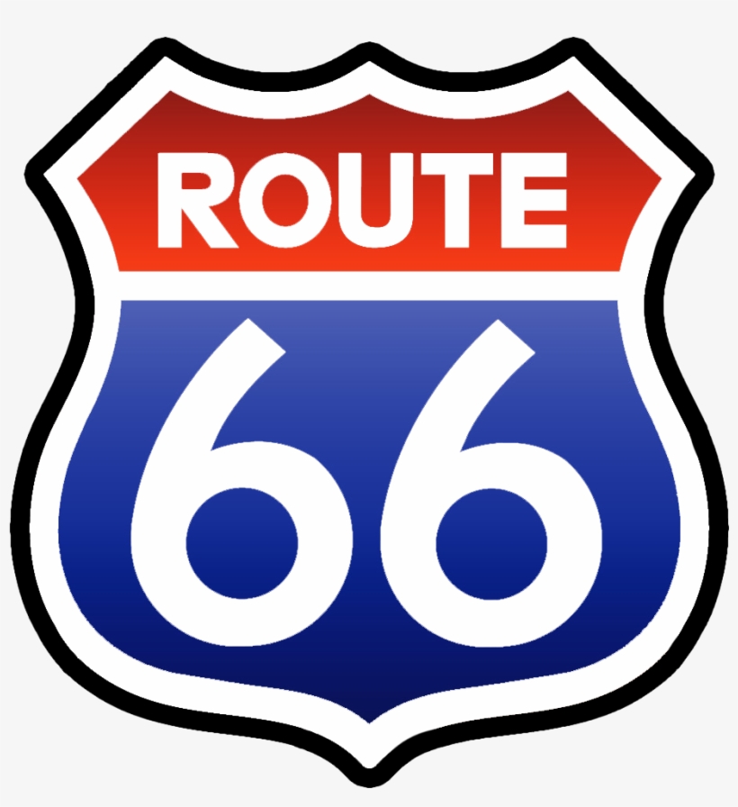 Route66sign - Logo Route 66 Png, transparent png