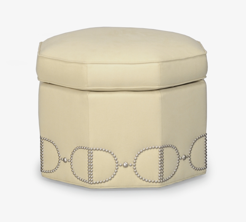 Bit Nail Pattern - Stanford Furniture Stanford Tac Ottoman, transparent png