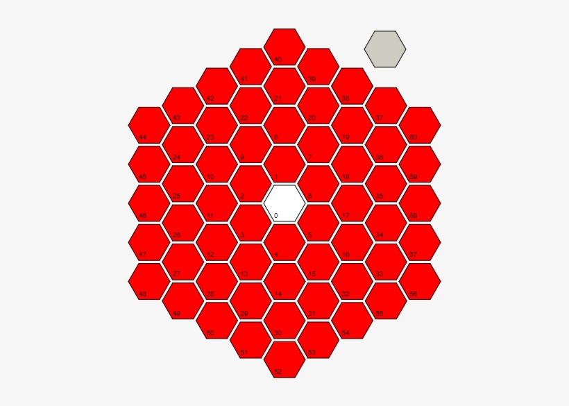Example Hexagonal Grid - Beehive Vector, transparent png