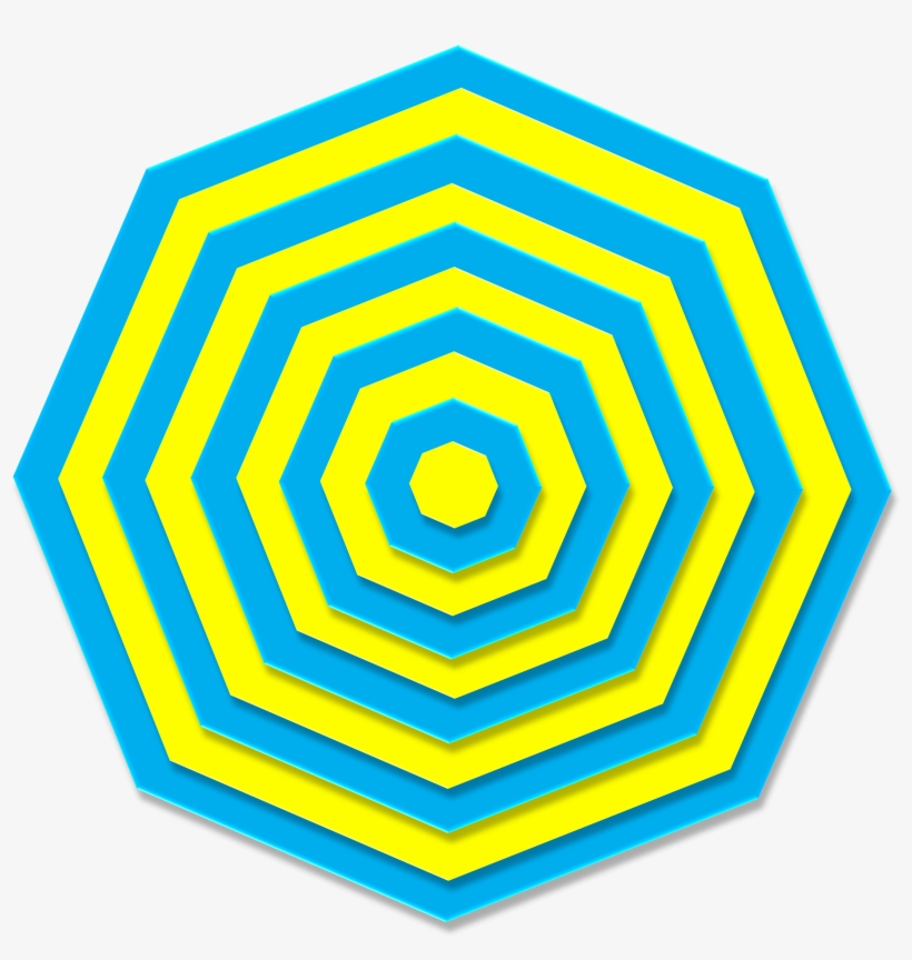Aqua Yellow 3d Hexagon Metal 737544 - Blue Park Foz Do Iguaçu, transparent png