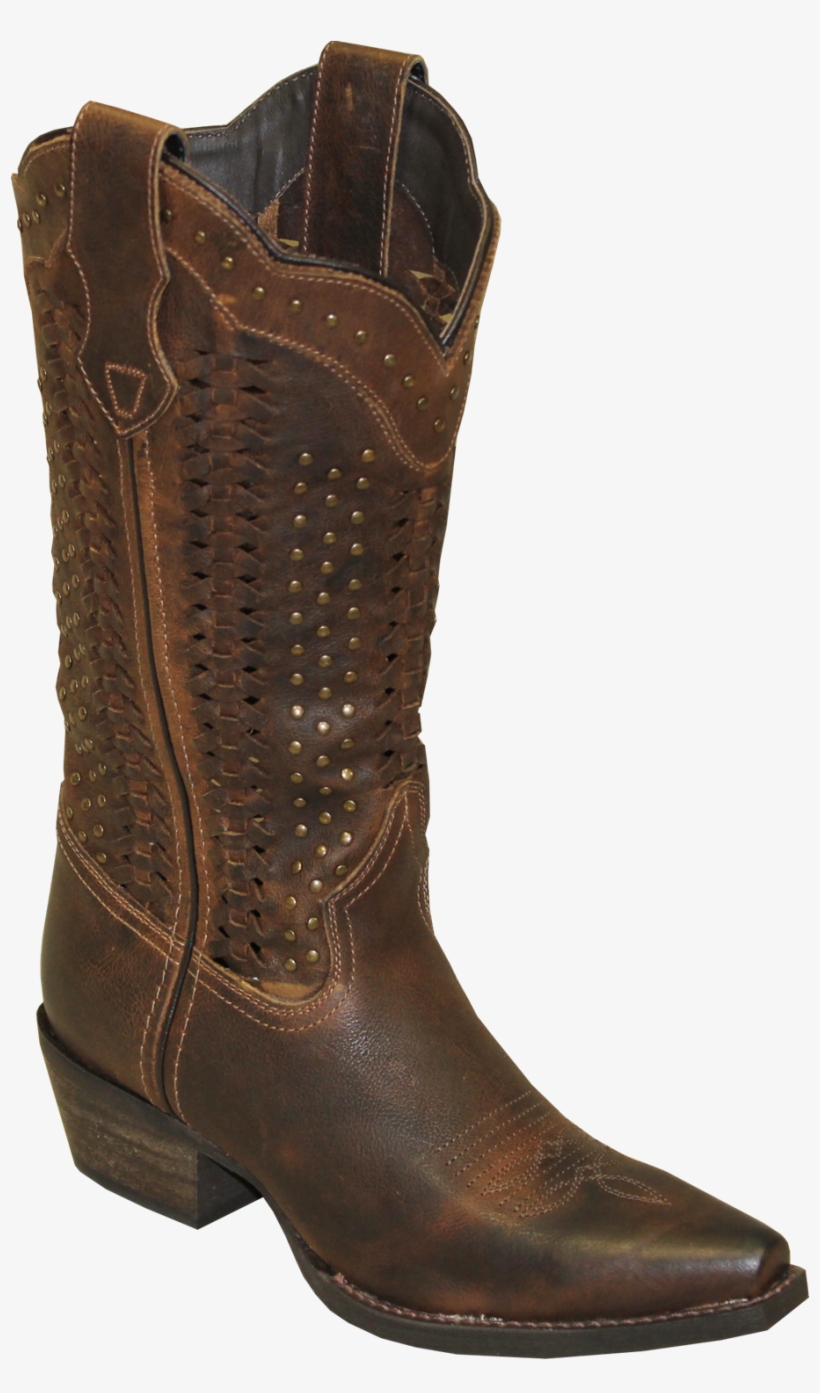 Rawhide By Abilene 12 Inch Brown Scalloped Top Hand - Riding Boot, transparent png