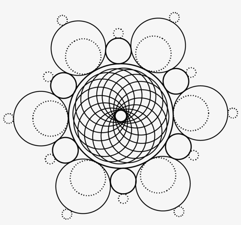 Sacred Geometry Vector Illustrations Vol 3 Black-05 - Sacred Geometry Vectors Png, transparent png