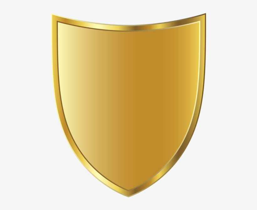 Golden Badge Template Png Image - Escudo Oro Png, transparent png