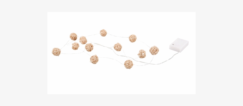 Led Wicker String Lights, Natural - Solární Světelný Řetěz, transparent png