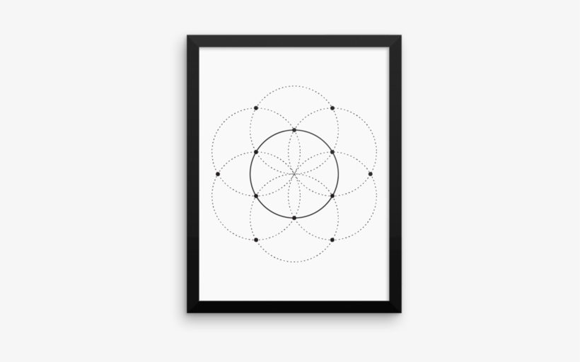 Seed Of Life With Triangle, transparent png