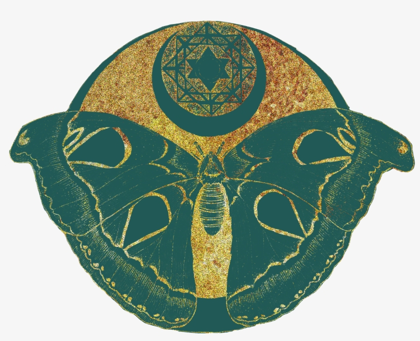 This Spirit Moth Mandala Represents The Moon And The - Circle, transparent png
