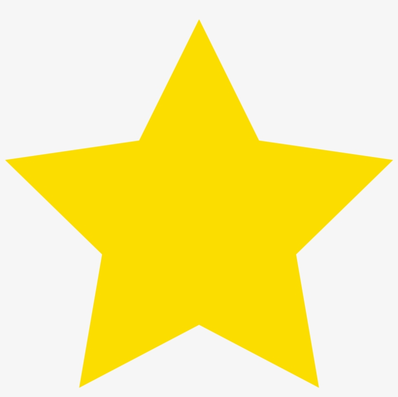 Yellow Star With Black Background, transparent png